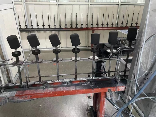 สายการเคลือบผงไฟฟ้าสถิตตัวกรองอัตโนมัติได้รับการรับรองมาตรฐาน ISO9001