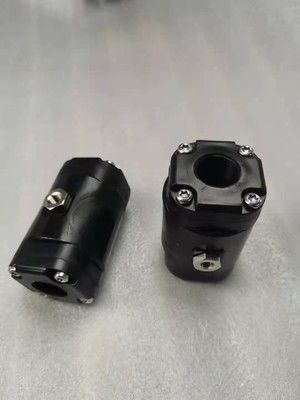 วาล์วบีบ DN20 สีดำสำหรับปั๊มกู้คืน PP05, ข้อต่อเกลียวภายใน