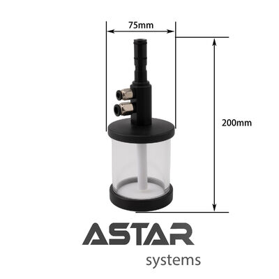 Customizable Mini 200mm Hopper Manual Powder Gun Cup for Powder Coating Gun