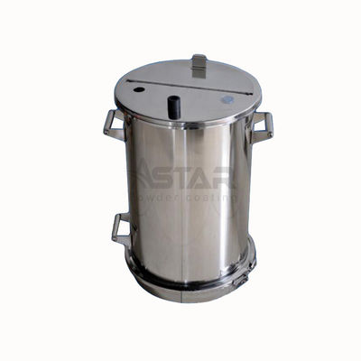 ถังฟลูอิไดซ์แบบเคลือบผงกลมสแตนเลส Stainless