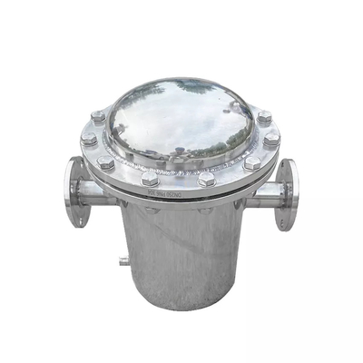 ตะแกรงกันสนิม SUS304 Stainless Steel Basket Type Filter Inline Basket Strainer Filter DN-300
