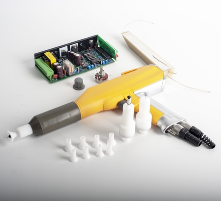 ระบบเคลือบผงไฟฟ้าสถิตแบบแมนนวลปืน 100kv แรงดันเอาต์พุตสูงสุด Kci Pcb