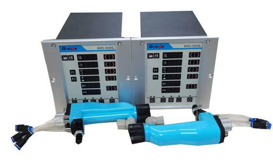 ปืนสเปรย์สีอิเล็กทรอสเตติกอัตโนมัติที่ใช้น้ํา BSD-3026 เครื่องกําเนิดอิเล็กทรอสเตติกและชุดปั๊มเกียร์