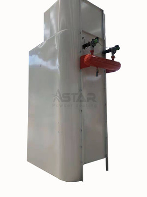 คู่มือพกพา สองกรอง ขนาดเล็ก Powder Coating Booth