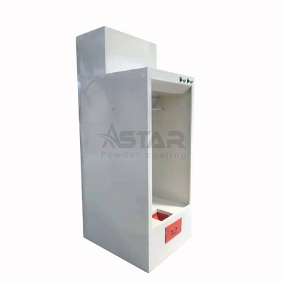 คู่มือพกพา สองกรอง ขนาดเล็ก Powder Coating Booth