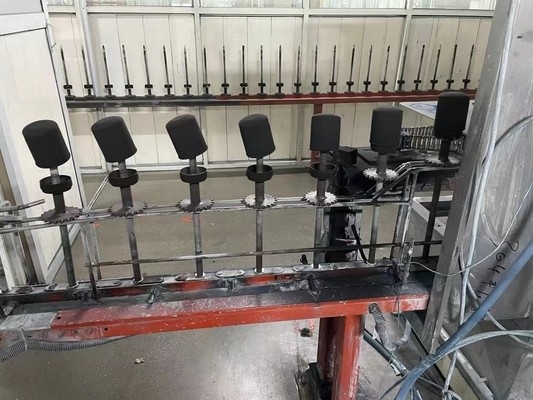 สายการเคลือบผงไฟฟ้าสถิตตัวกรองอัตโนมัติได้รับการรับรองมาตรฐาน ISO9001
