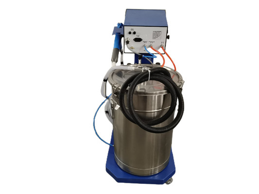 ISO9001 50W อุปกรณ์เคลือบผงด้วยมือเครื่องพ่นสีอลูมิเนียม AS602
