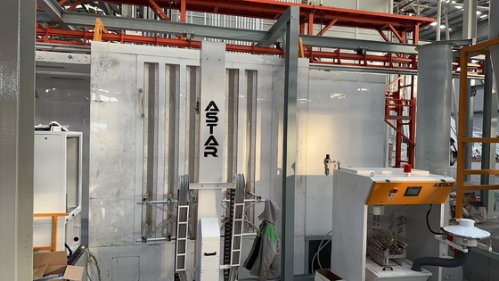โปรไฟล์อลูมิเนียมแนวราบ ระบบขนส่งฟรีพลังงาน สายเคลือบผง
