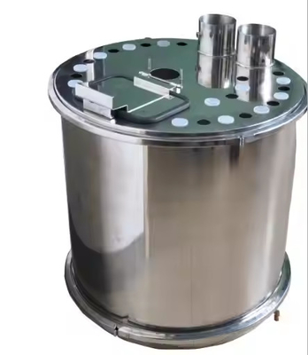 PH150D-24-D สแตนเลสกลม Hopper ผิวขาวรีไซเคิล OEM ปรับแต่ง