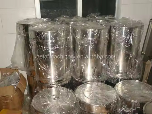 PH150D-24-D สแตนเลสกลม Hopper ผิวขาวรีไซเคิล OEM ปรับแต่ง