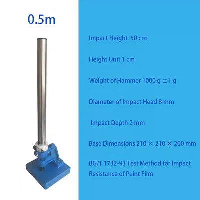 เครื่องทดสอบผลกระทบจากฟิล์มสี / เครื่องทดสอบผลกระทบจากกระบะ - เครื่องทดสอบความต้านทานผลกระทบจากสีสําหรับเคลือบโลหะ (Gb/T 1732)