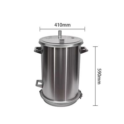 ถังเคลือบผงแบบฟลูอิดไดซ์สแตนเลสสำหรับเครื่องเคลือบผง