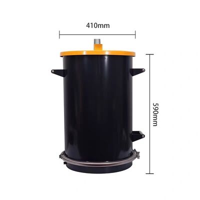 ถังเคลือบผงแบบฟลูอิดไดซ์สแตนเลสสำหรับเครื่องเคลือบผง