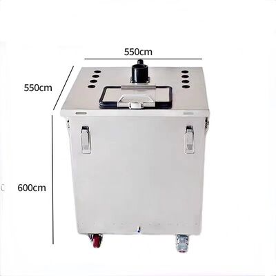 ถังเคลือบผงแบบฟลูอิดไดซ์สแตนเลสสำหรับเครื่องเคลือบผง