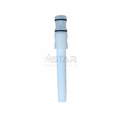 GEMA IG07 สีขาวพร้อมโอริงสีดำ PTFE Venturi ผงเคลือบอะไหล่