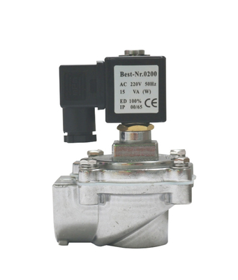 อุปกรณ์ห้องฉีดผงพัลส์วาล์วแม่เหล็กไฟฟ้า 24V 220V