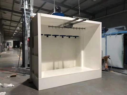 Pp Manual Powder Coating Room ไดนามิกและไฟฟ้าสถิต