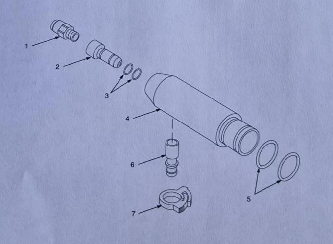 631271 Tribomatic II เครื่องเคลือบผง ครบถ้วน Diffuser ปืนเคลือบผงเคลือบผงเลืองอะไหล่ 1
