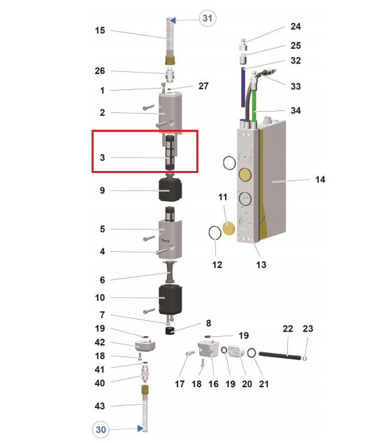 AP01.1 อุปกรณ์ประกอบปั๊ม Twin Application Fittings With 1014 060# Filter Element OEM สามารถปรับแต่งได้ 0