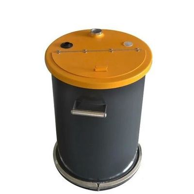 ถังพักแบบกลมที่ถอดได้สำหรับการทำให้เป็นของไหลเชื่อมแบบไร้รอยต่อ